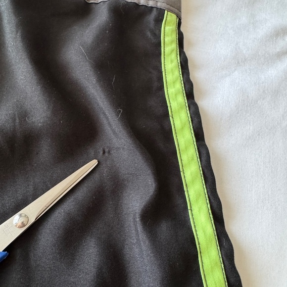 Monk Dot Five Men's Medium Board Shorts Swim Trunks Black Beach Surfer Pool - Picture 13 of 14